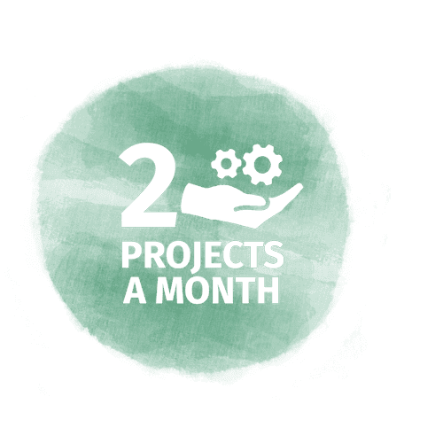 2 Projects a Month