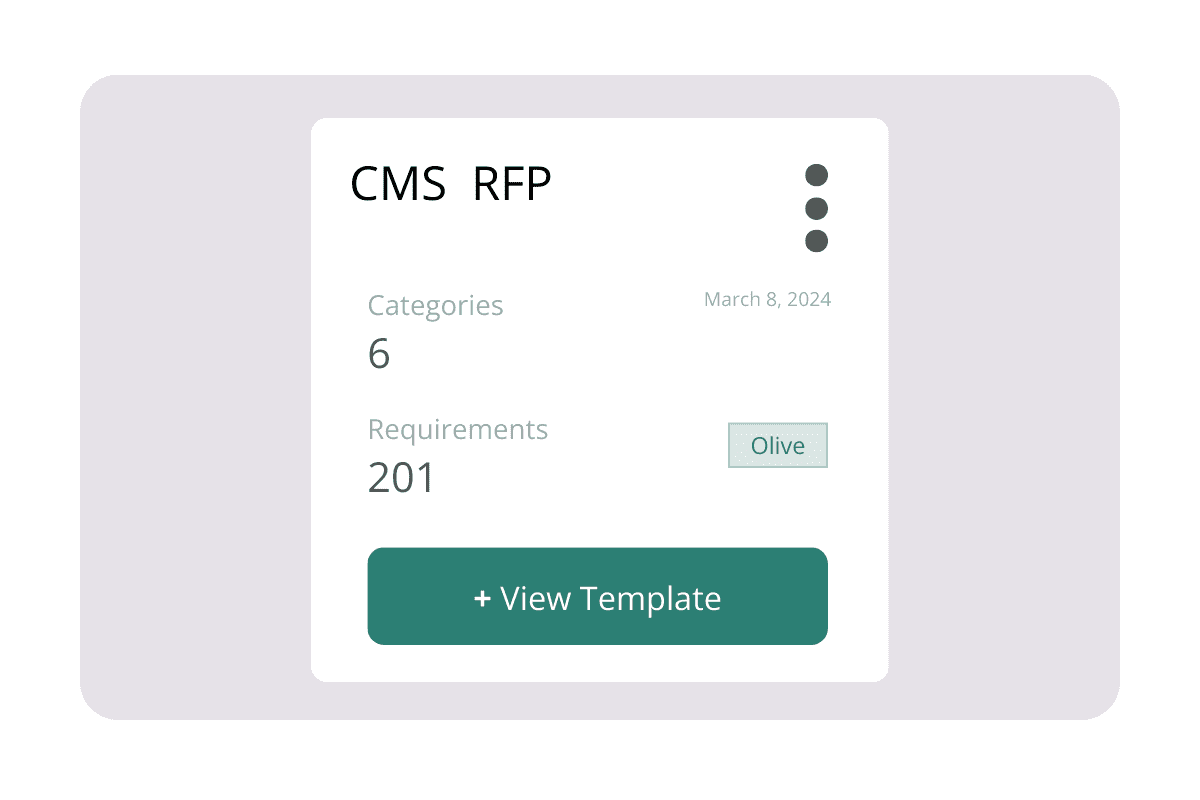 CMS RFP Template