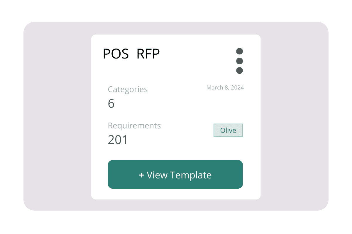 POS RFP Template